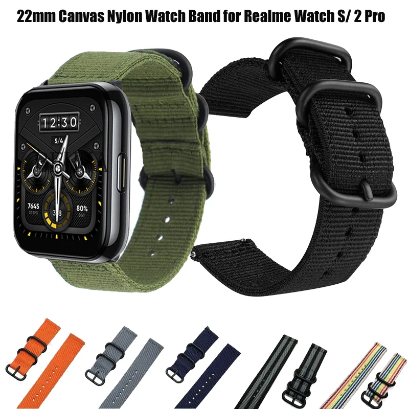 Ремешок сменный из нейлоновой ткани для наручных часов Realme Watch S Pro, сменный Браслет для наручных часов Real Me Watch 2 / 2 Pro, 22 мм
Ремешок сменный из нейлоновой ткани для наручных часов Realme Watch S Pro, сменный Браслет для наручных часов Real Me Watch 2 / 2 Pro, 22 мм
