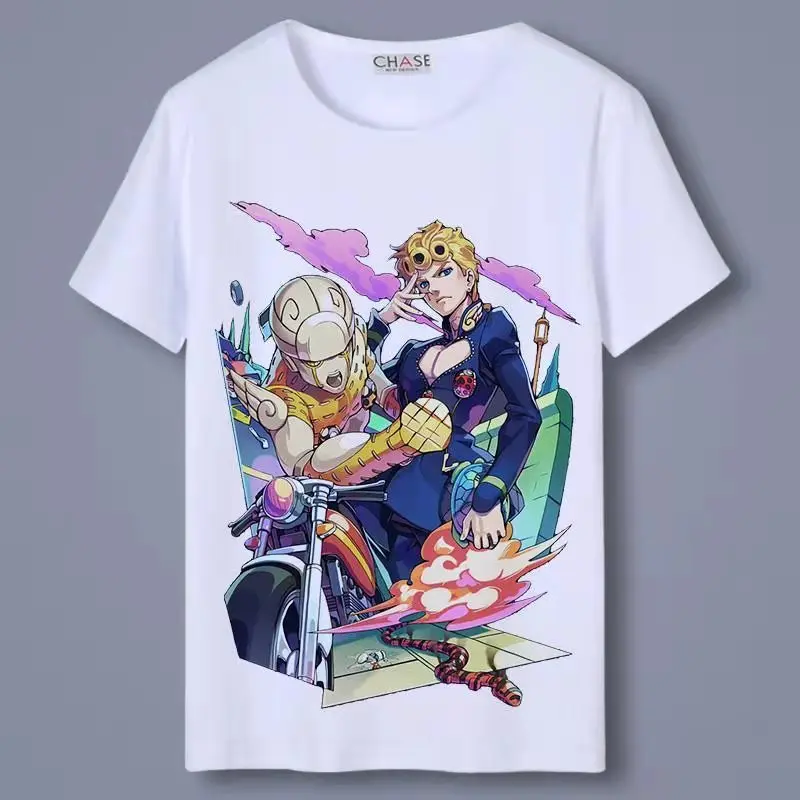 Summer Fashion Tees Japanese Anime JoJo's Bizarre Adventure Print T-Shirt Couples Cute Girl Streetwear Kawaii Jojo Graphic Tops
Summer Fashion Tees Japanese Anime JoJo's Bizarre Adventure Print T-Shirt Couples Cute Girl Streetwear Kawaii Jojo Graphic Tops