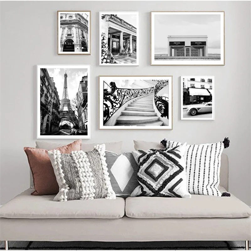 Black and White Paris Champs Elysees Art Building Canvas Painting Fashion Girls Nordic Art Decoration Living Room Home Decor
Black and White Paris Champs Elysees Art Building Canvas Painting Fashion Girls Nordic Art Decoration Living Room Home Decor