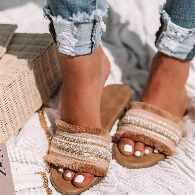 Women Slippers 2021 Summer New Rome Retro Sandals Flat Casual Shoes Female Slip on Slides Woman Shoes Plus Size Sandalias Mujer
Women Slippers 2021 Summer New Rome Retro Sandals Flat Casual Shoes Female Slip on Slides Woman Shoes Plus Size Sandalias Mujer