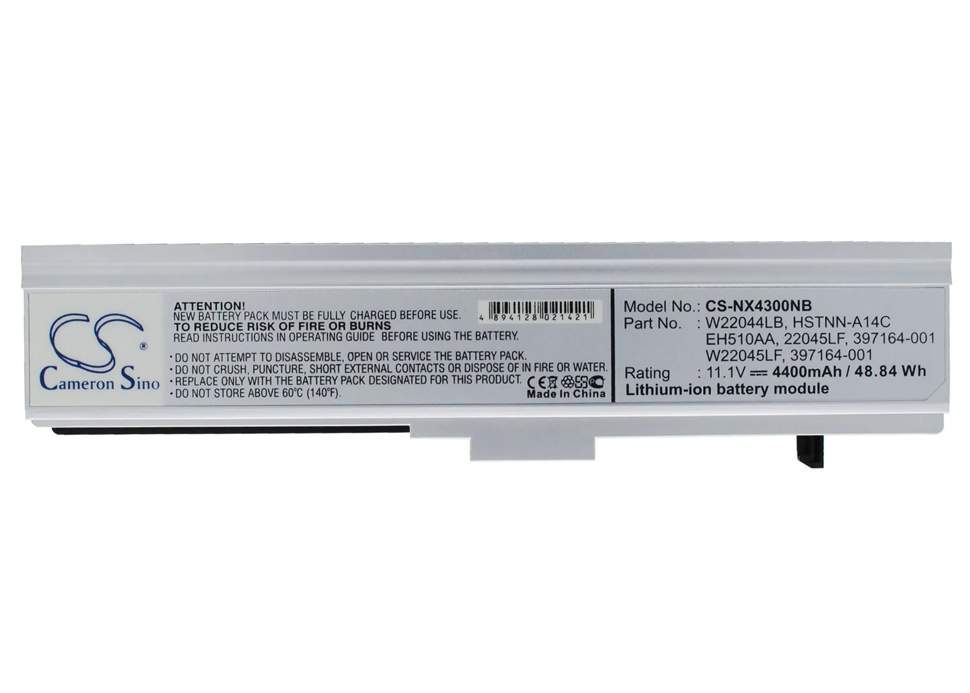 CS 4400 мАч/48.84Wh батарея для Compaq P-B1800,Presario B1812TU, Presario B1813TU, Presario B1814TU,Presario B1815TU
CS 4400 мАч/48.84Wh батарея для Compaq P-B1800,Presario B1812TU, Presario B1813TU, Presario B1814TU,Presario B1815TU
