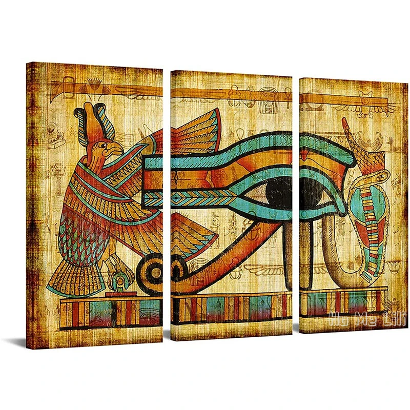 Egyptian Canvas Wall Art Horus Eye Painting Pharaoh Pictures Antique Historical Artwork Home Decoration
Egyptian Canvas Wall Art Horus Eye Painting Pharaoh Pictures Antique Historical Artwork Home Decoration