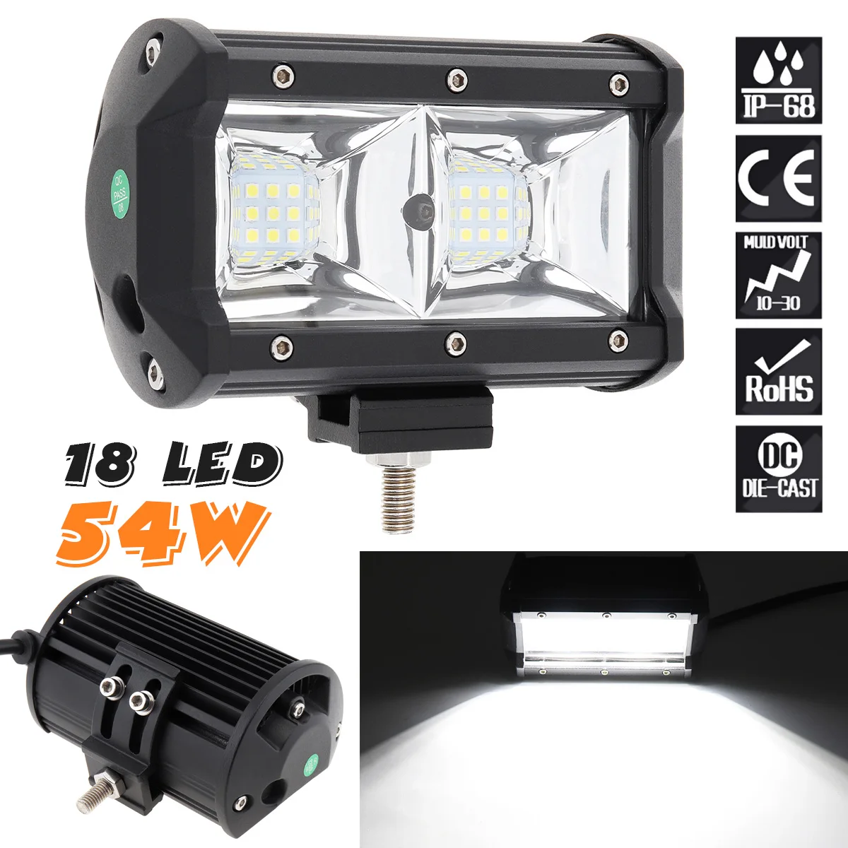 5Inch LED Light Bar 3 Rows Work Light Combo Beam for Driving Offroad Boat Car Tractor Truck 4x4 SUV 24V 12V
5Inch LED Light Bar 3 Rows Work Light Combo Beam for Driving Offroad Boat Car Tractor Truck 4x4 SUV 24V 12V
