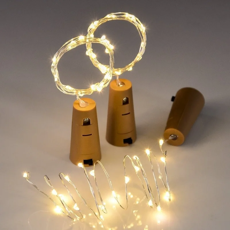 Included Batteries 10PCS 1M 2M LED String Lamps Wine Bottle Stopper Light Cork Shaped For Party Wedding Decoration
Included Batteries 10PCS 1M 2M LED String Lamps Wine Bottle Stopper Light Cork Shaped For Party Wedding Decoration