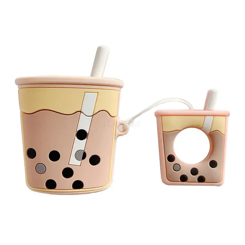 For AirPods 2 Case Milk Tea Drink Cartoon Cute Funny Earphone Soft Silicone Cover For Airpods Case Funda Finger Ring
For AirPods 2 Case Milk Tea Drink Cartoon Cute Funny Earphone Soft Silicone Cover For Airpods Case Funda Finger Ring