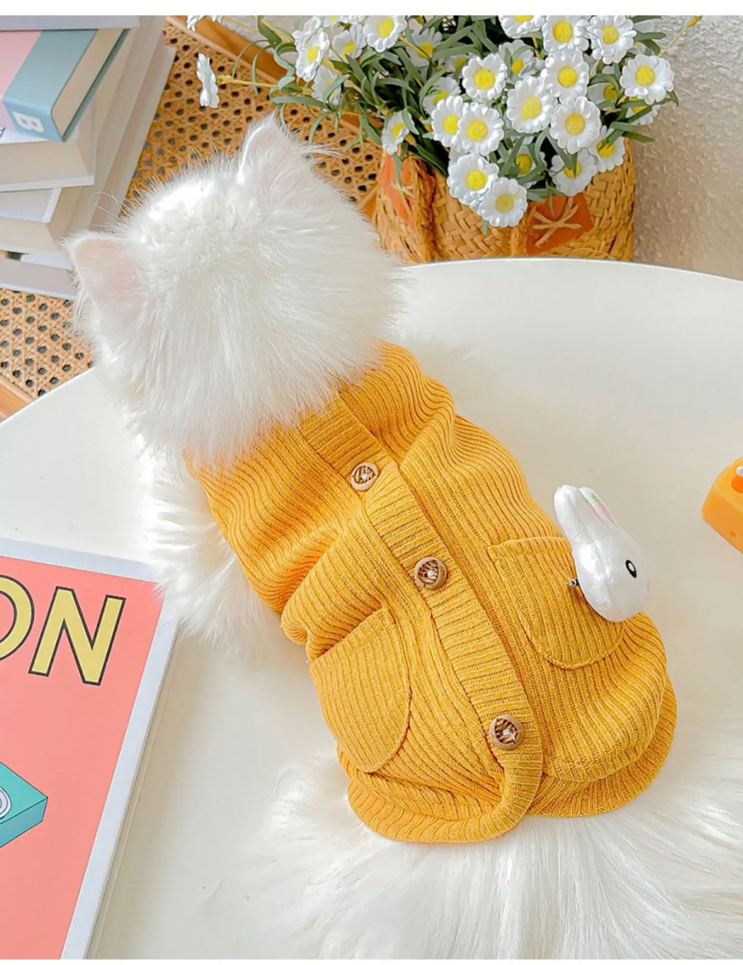 Warm Dog Sweaters Clothes for Small Medium Dogs Knitted Cat Sweater Pet Clothing 
Warm Dog Sweaters Clothes for Small Medium Dogs Knitted Cat Sweater Pet Clothing