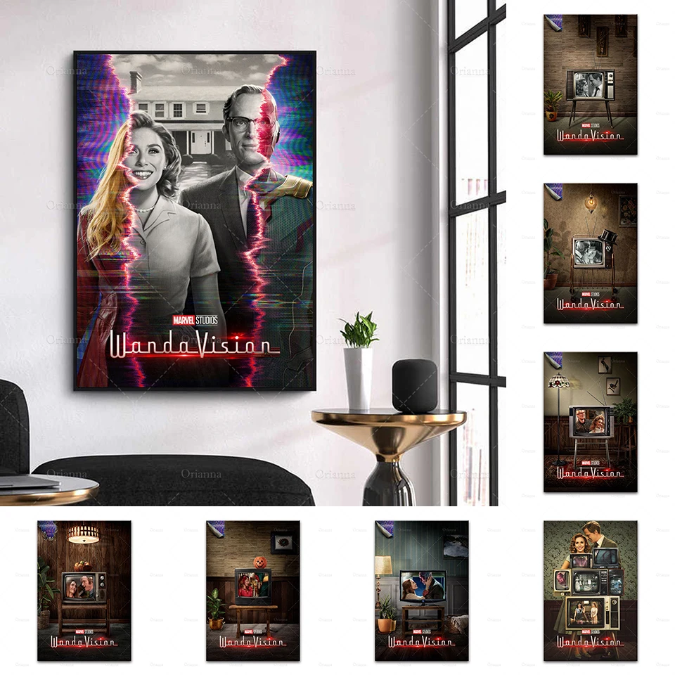 Modern Print Home Decor Posters Wanda Vision Poster TV series Wall Art Canvas Painting Modular Pictures For Bedroom Living Room
Modern Print Home Decor Posters Wanda Vision Poster TV series Wall Art Canvas Painting Modular Pictures For Bedroom Living Room