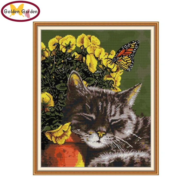 GG The Cats Are Intoxicated Joy Sunday Cross Stitch Embroidery Needlework 11CT14CT Cotton Canvas Cross Stitch Set for Home Decor
GG The Cats Are Intoxicated Joy Sunday Cross Stitch Embroidery Needlework 11CT14CT Cotton Canvas Cross Stitch Set for Home Decor