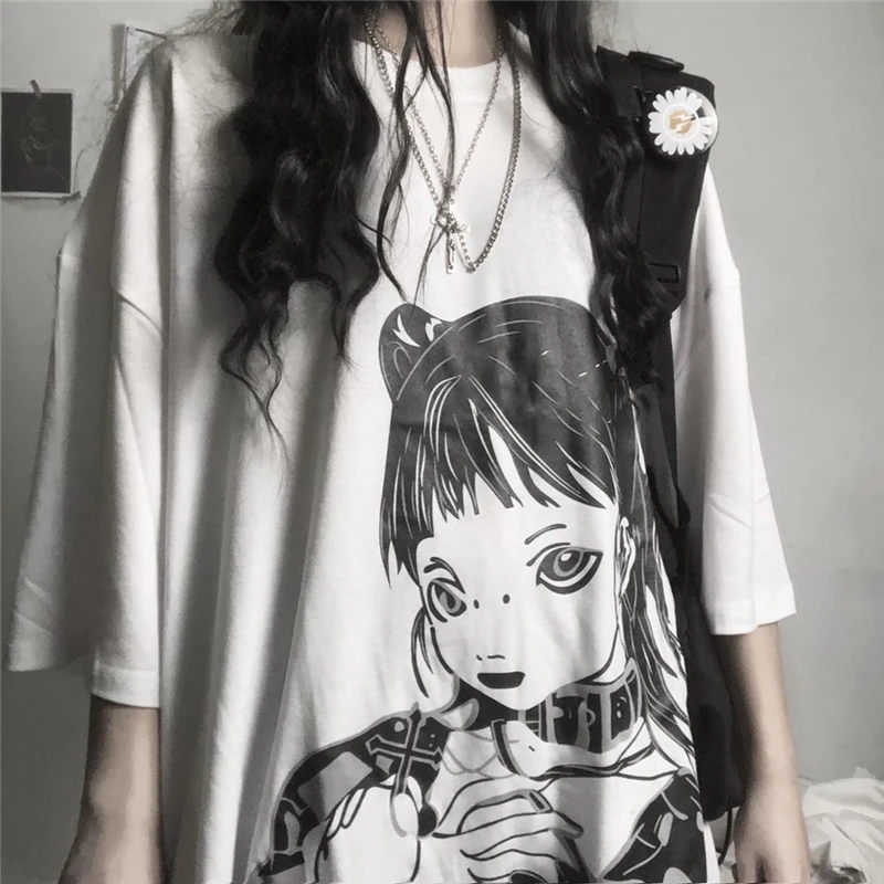 Hip Hop Tshirt Streetwear Tops Women Punk Short Sleeve Couple T Shirt Summer Funny Ladies Bear Print T shirt Tops Girl 2021
Hip Hop Tshirt Streetwear Tops Women Punk Short Sleeve Couple T Shirt Summer Funny Ladies Bear Print T shirt Tops Girl 2021
