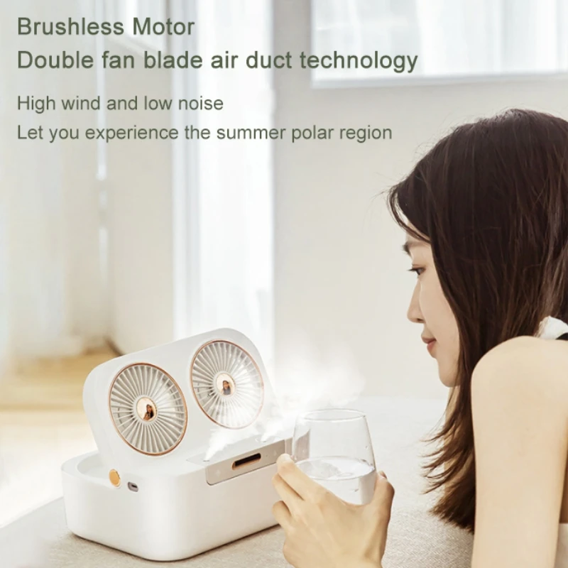 Reliable pet supplies Gramophone Spray Fan Desktop Air Conditioning Cooling Fan Humidification Cold Fan - Green (built-in Batt
Reliable pet supplies Gramophone Spray Fan Desktop Air Conditioning Cooling Fan Humidification Cold Fan - Green (built-in Batt
