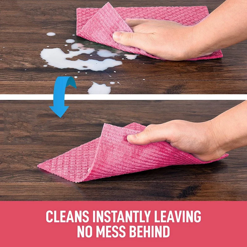 12Pcs Dish Cloths Eco-Friendly Reusable Sponge Cleaning Cloths Hand Towel for Kitchen
12Pcs Dish Cloths Eco-Friendly Reusable Sponge Cleaning Cloths Hand Towel for Kitchen