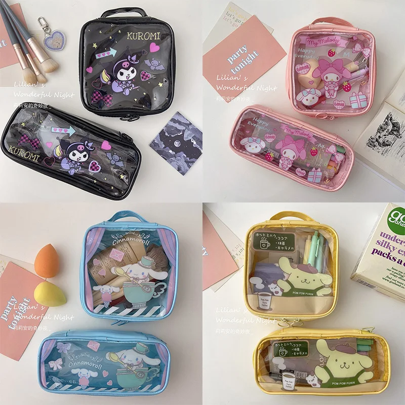 Kawaii Sanrio Kuromi My Melody Cinnamoroll Pom Purin плюшевая сумка, милая красивая настольная пенал, чехол для карандашей, коробка для хранения косметики для дево...
Kawaii Sanrio Kuromi My Melody Cinnamoroll Pom Purin плюшевая сумка, милая красивая настольная пенал, чехол для карандашей, коробка для хранения косметики для дево...