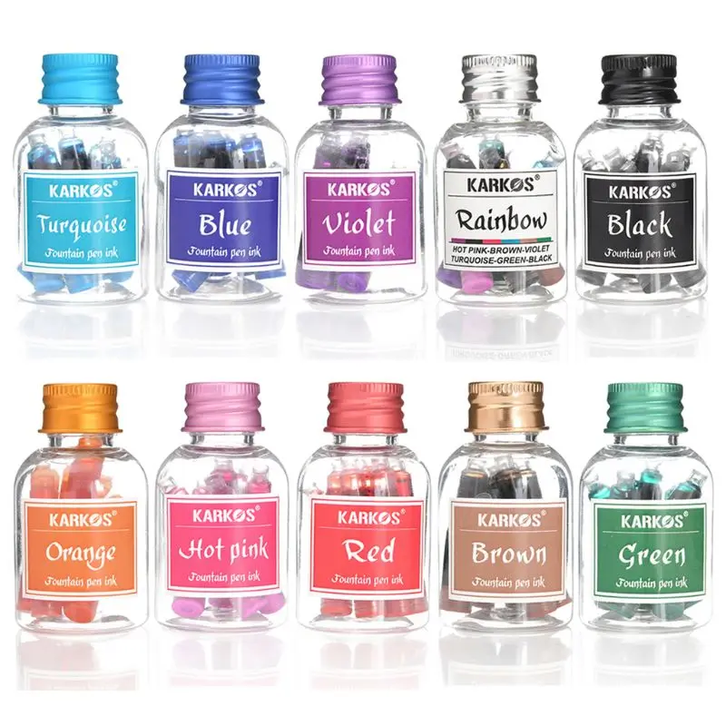 1 Bottle Pure Colorful 30ml Fountain Pen Ink for Refilling Inks Stationery School Supplies
1 Bottle Pure Colorful 30ml Fountain Pen Ink for Refilling Inks Stationery School Supplies