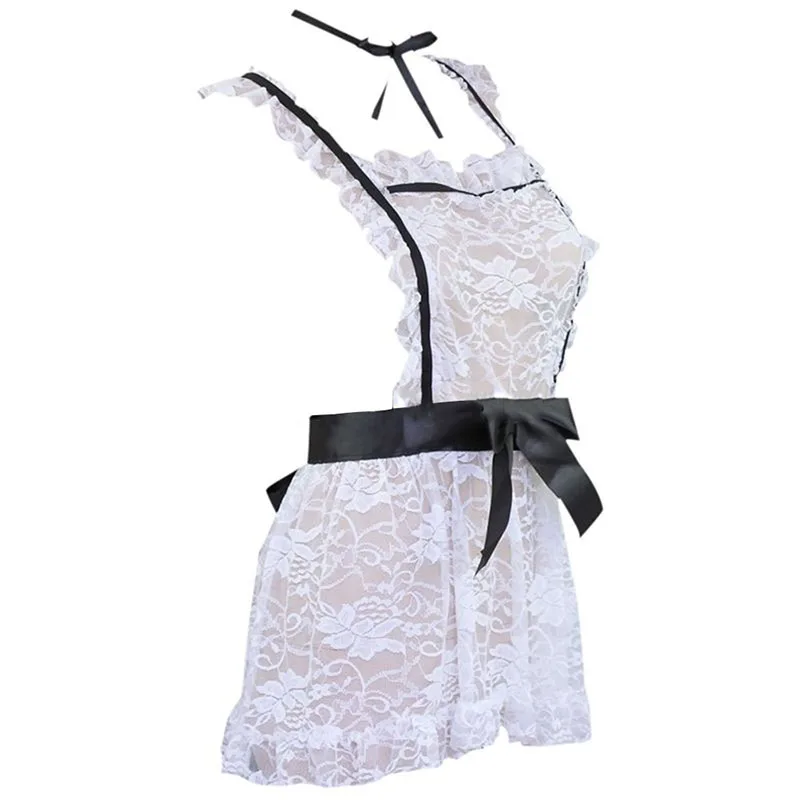 Maid Uniform Costumes Role Play Women Sexy Lingerie Hot Sexy Underwear Lovely Female White Lace Erotic Costume
Maid Uniform Costumes Role Play Women Sexy Lingerie Hot Sexy Underwear Lovely Female White Lace Erotic Costume