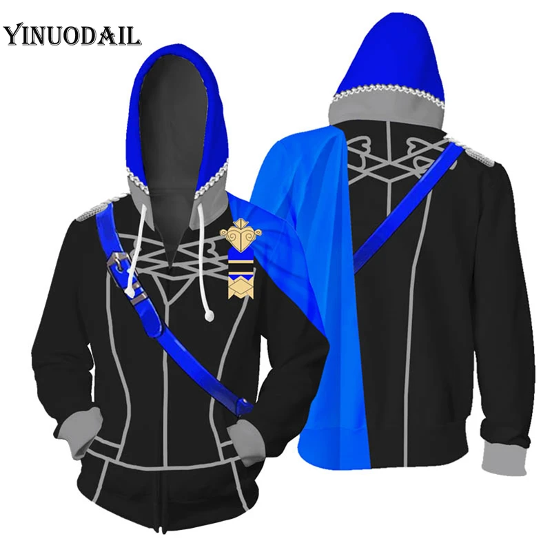 Unisex Hoodies Fire Emblem Cosplay Hooded Jacket Adult Roy Men Halloween Costume Custom Made Tops | Мужская одежда
