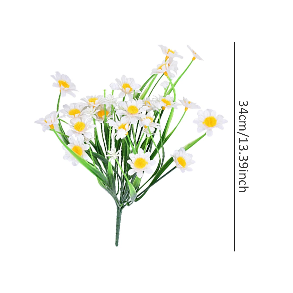 4PCS Artificial Flowers Artificial Daisies Bouquet Plastic Flower Bundle Fake Plants Sunflower Home Wedding New Year Decoration
4PCS Artificial Flowers Artificial Daisies Bouquet Plastic Flower Bundle Fake Plants Sunflower Home Wedding New Year Decoration