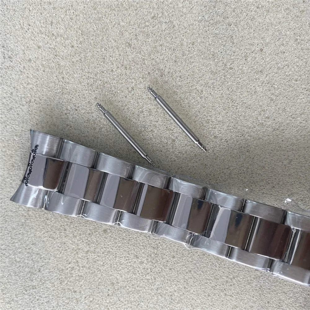 

20MM Stainless Steel Watch Strap Replacement Watchband for NH35 NH36 8215 8205 8200 2813 3804 Watch Repair Part