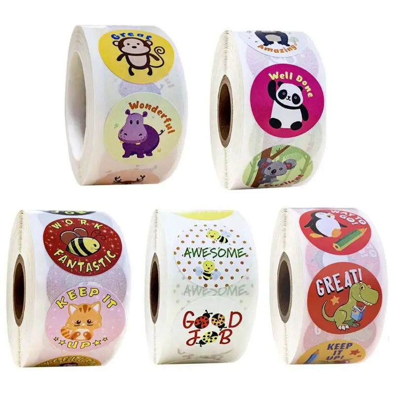 500pcs/roll Cartoon Animal Reward Stickers Diary Scrapbooking Teacher Incentive 95AA
500pcs/roll Cartoon Animal Reward Stickers Diary Scrapbooking Teacher Incentive 95AA