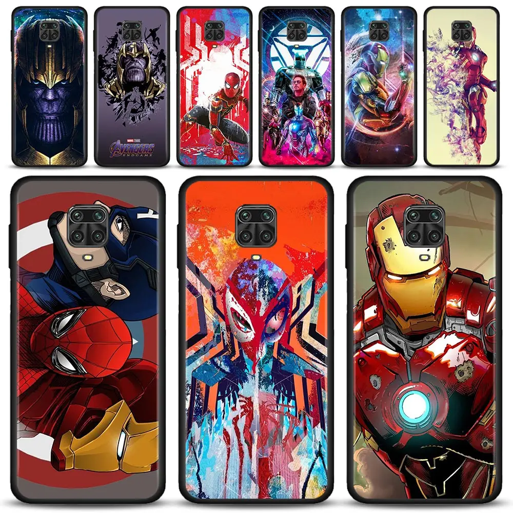 Avengers Endgame Marvel Iron Man Thanos For Redmi Note 9 8 10 Pro 7 10pro Max 9T 9S 8T Capa for redmi 9T 8 9 9C 9A 8A 7 7A Caso
Avengers Endgame Marvel Iron Man Thanos For Redmi Note 9 8 10 Pro 7 10pro Max 9T 9S 8T Capa for redmi 9T 8 9 9C 9A 8A 7 7A Caso