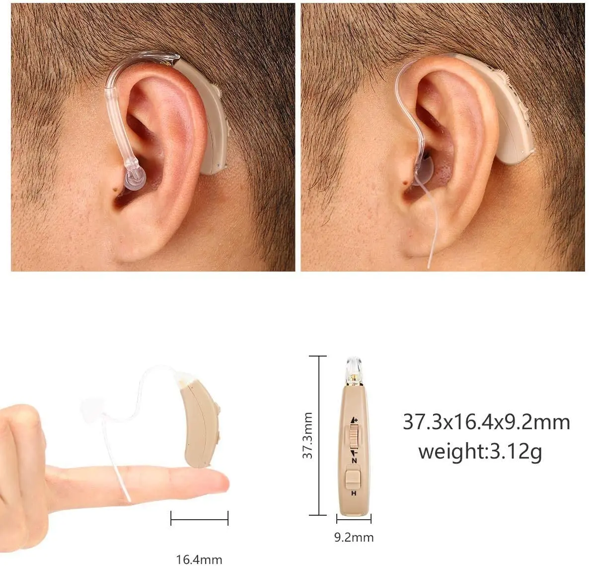 MaiHear Digital Hearing Amplifier Aid for Adult Seniors Mini Audifono Enhance Noise Cancelling Invisible in Ear Canal
MaiHear Digital Hearing Amplifier Aid for Adult Seniors Mini Audifono Enhance Noise Cancelling Invisible in Ear Canal