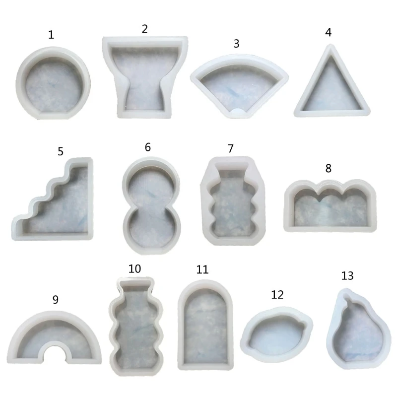 3D Geometric Round Triangle Candle Molds Pear Lemon Epoxy Resin Casting Molds Reainbow Gourd Shape Silicone Mold Crafts
3D Geometric Round Triangle Candle Molds Pear Lemon Epoxy Resin Casting Molds Reainbow Gourd Shape Silicone Mold Crafts