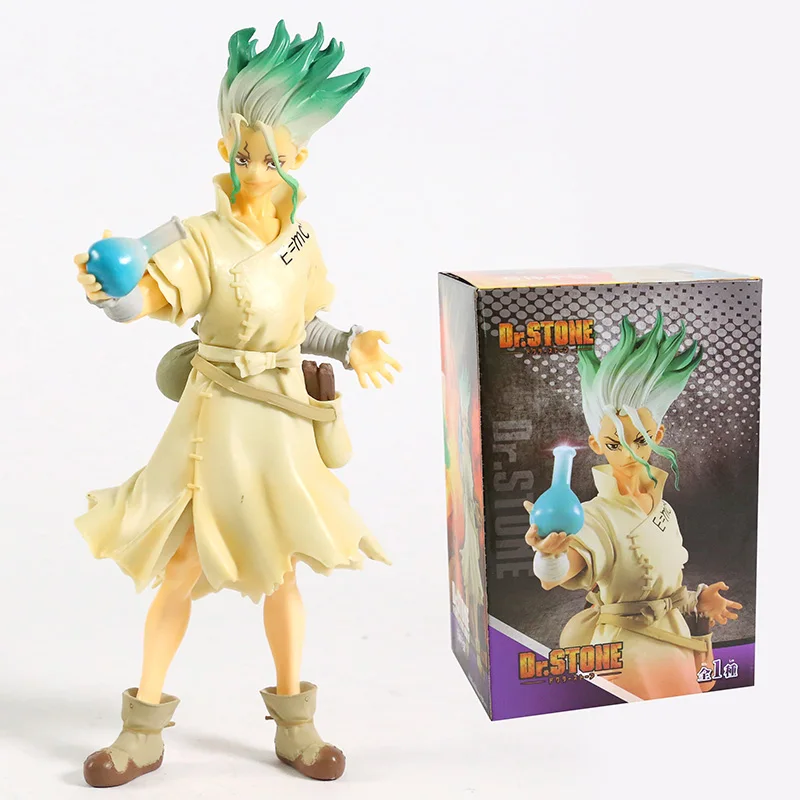 Фигурка Dr. STONE Senku Ishigami ПВХ Коллекционная модель игрушка подарок|Игровые фигурки и