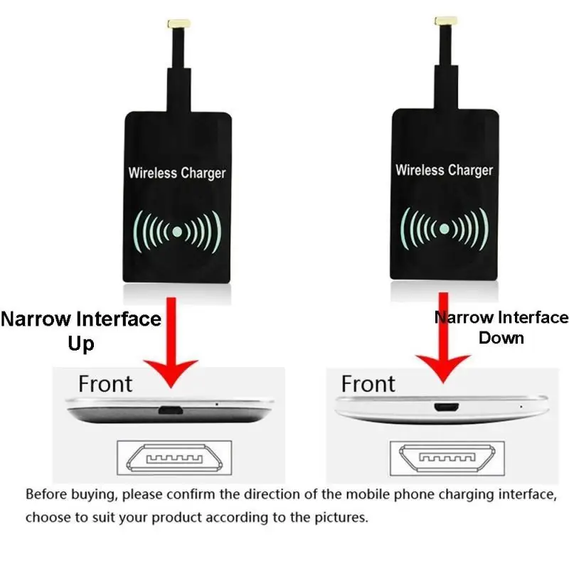 2021 Беспроводное зарядное устройство адаптер Поддержка Micro USB Type C Qi Pad док-разъем