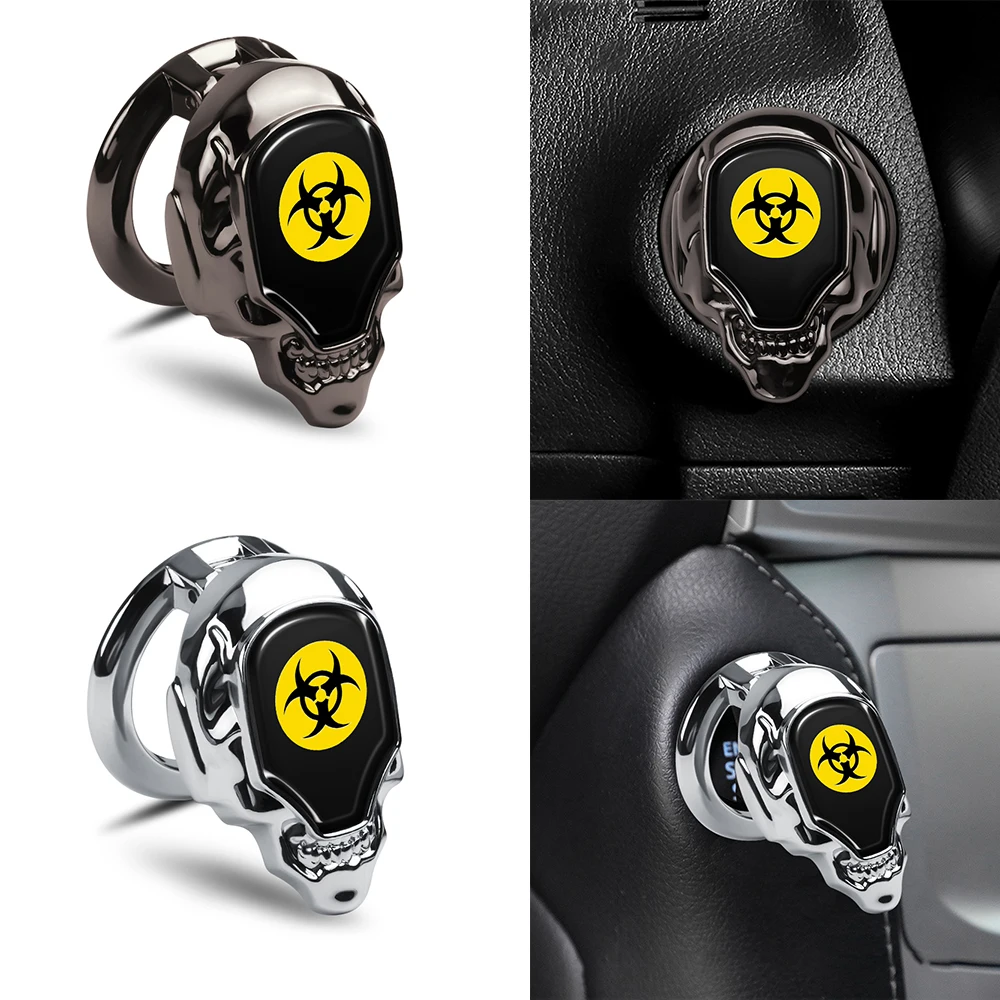 1Pcs Car Styling Biohazard Emblem Car Switches Button Engine Start Stop Metal Protective Ring Circle Cover For BMW Audi Peugeot
1Pcs Car Styling Biohazard Emblem Car Switches Button Engine Start Stop Metal Protective Ring Circle Cover For BMW Audi Peugeot