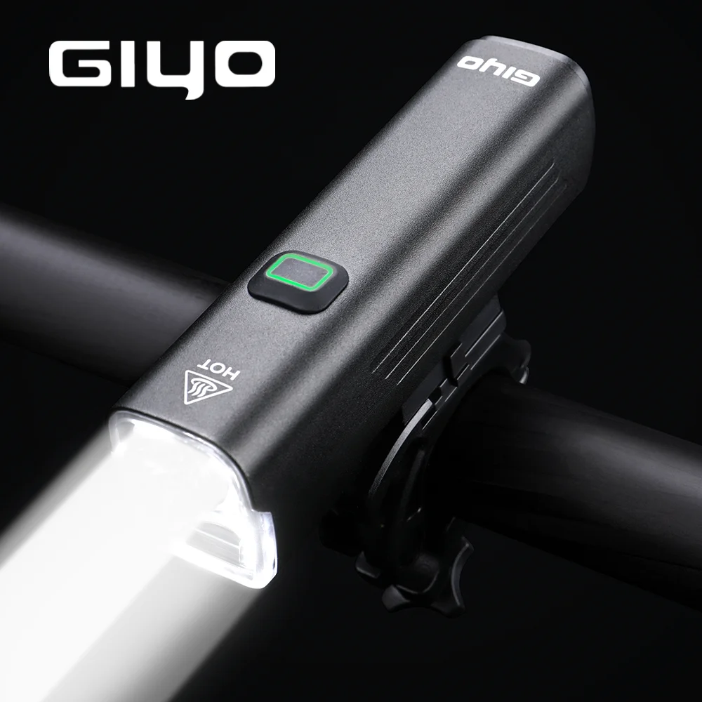 Giyo ночной езды на велосипеде 1000 люмен спереди светильник USB зарядка 4800 мАч