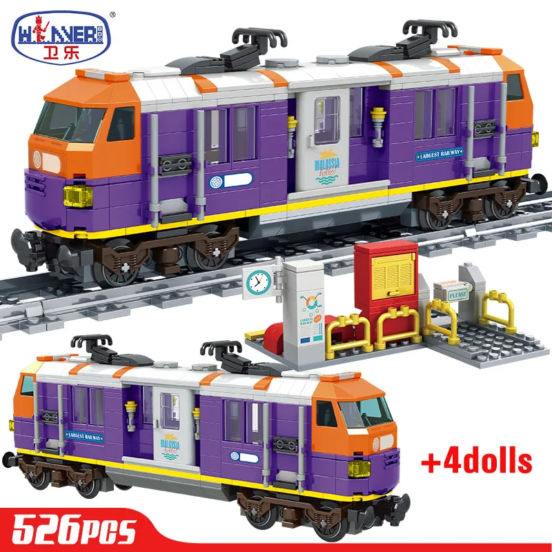 City Train Railway Track Building Blocks Christmas Malaysia Train Figures Bricks Educational Toys for Children
City Train Railway Track Building Blocks Christmas Malaysia Train Figures Bricks Educational Toys for Children