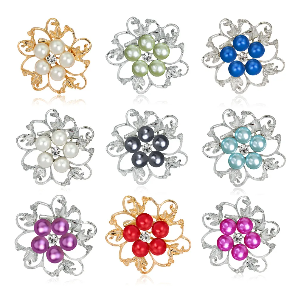 Round Colorful Pearl Flower Brooches for Women Suit Rhinestone Jewelry Scarf Buckle Fixed Alloy Pins Badge Clothing Accessories
Round Colorful Pearl Flower Brooches for Women Suit Rhinestone Jewelry Scarf Buckle Fixed Alloy Pins Badge Clothing Accessories