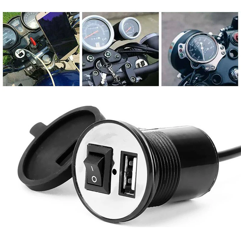 Мотоцикл USB переключатель автомобильного зарядного устройства 12V-24V Профессиональный быстрой зарядки Мощность разъем адаптера черный мобильный телефон зарядное устройство кабель
Мотоцикл USB переключатель автомобильного зарядного устройства 12V-24V Профессиональный быстрой зарядки Мощность разъем адаптера черный мобильный телефон зарядное устройство кабель