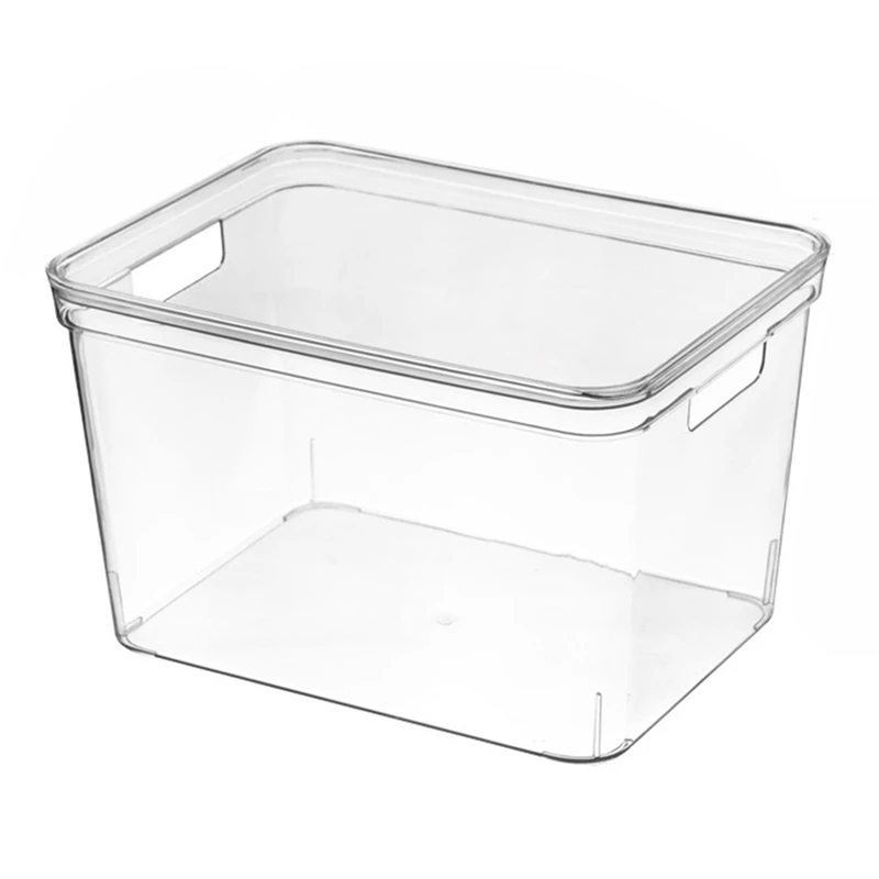 Transparent Food Clothing Underwear Socks Makeup Storage Box Container Storage Box Desktop Hollow Handle with Lid
Transparent Food Clothing Underwear Socks Makeup Storage Box Container Storage Box Desktop Hollow Handle with Lid
