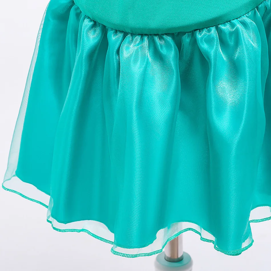 Girl Mermaid Cosplay Costume Mermaid Ariel Dress Children Summer Casual Dress Mermaid Wig Kids Halloween Birthday Party Costume 
Girl Mermaid Cosplay Costume Mermaid Ariel Dress Children Summer Casual Dress Mermaid Wig Kids Halloween Birthday Party Costume