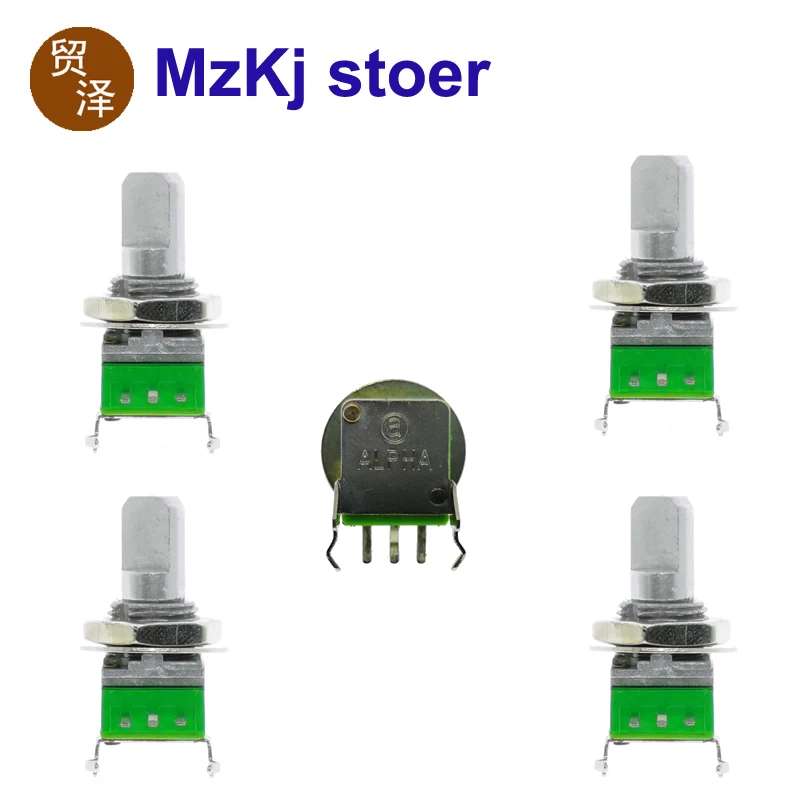5 шт., новинка, TW ALPHA B10K B20K B100K A250K RD901F D15mm, одноблочный вращающийся потенциометр, RD901F-B10K 250K 10K 100K 20K
5 шт., новинка, TW ALPHA B10K B20K B100K A250K RD901F D15mm, одноблочный вращающийся потенциометр, RD901F-B10K 250K 10K 100K 20K