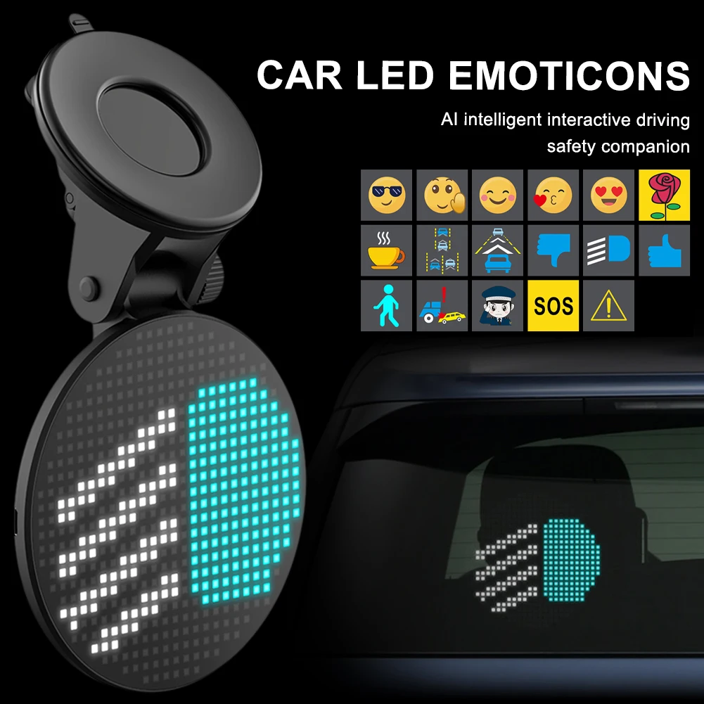 Sale Car Rear Windshield Pixel Display Bluetooth APP Control Sign LED Interactive Screen Programmable LED Lamp Car Accessories
Sale Car Rear Windshield Pixel Display Bluetooth APP Control Sign LED Interactive Screen Programmable LED Lamp Car Accessories