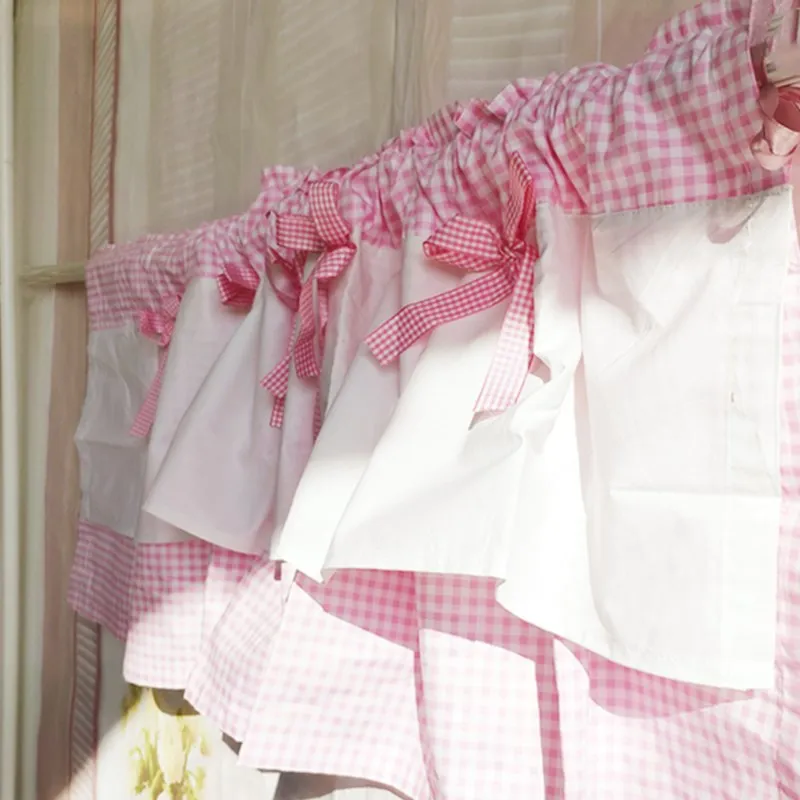 New cotton plaid short curtain. Princess room decorated with curtains. Cabinet curtains. Sky blue and pink coffee curtain
New cotton plaid short curtain. Princess room decorated with curtains. Cabinet curtains. Sky blue and pink coffee curtain