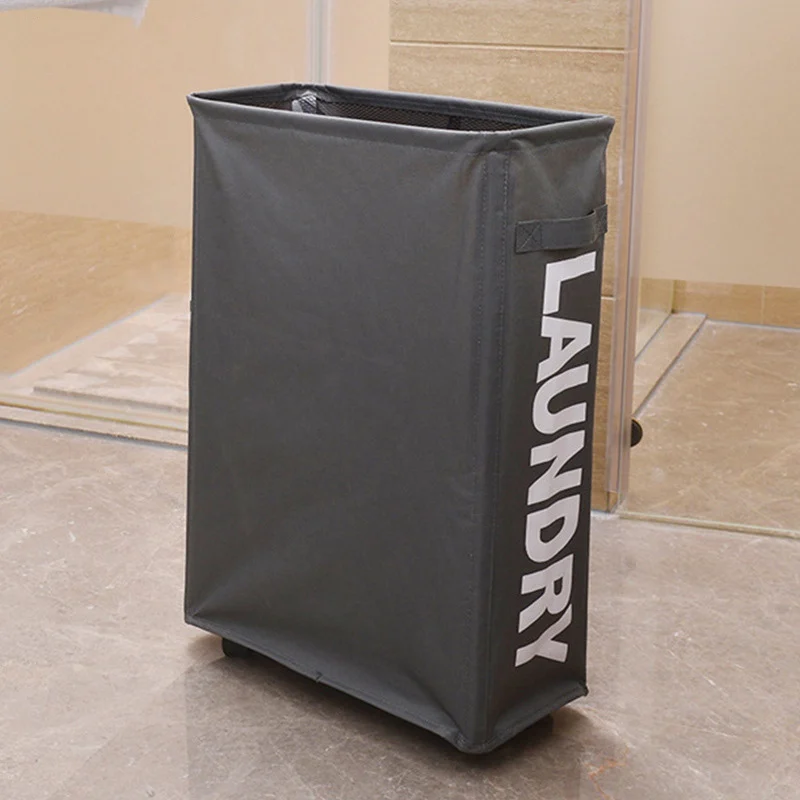 Aluminum Frame Laundry Basket Can Be Folded Dirty Clothes Dirty Clothes Basket Tall Thin Laundry Basket With Brake Function
Aluminum Frame Laundry Basket Can Be Folded Dirty Clothes Dirty Clothes Basket Tall Thin Laundry Basket With Brake Function