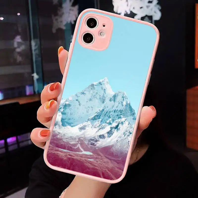 natural scenery Snow mountain Phone Case Matte Transparent for iPhone 7 8 11 12 s mini pro X XS XR MAX Plus cover funda
natural scenery Snow mountain Phone Case Matte Transparent for iPhone 7 8 11 12 s mini pro X XS XR MAX Plus cover funda