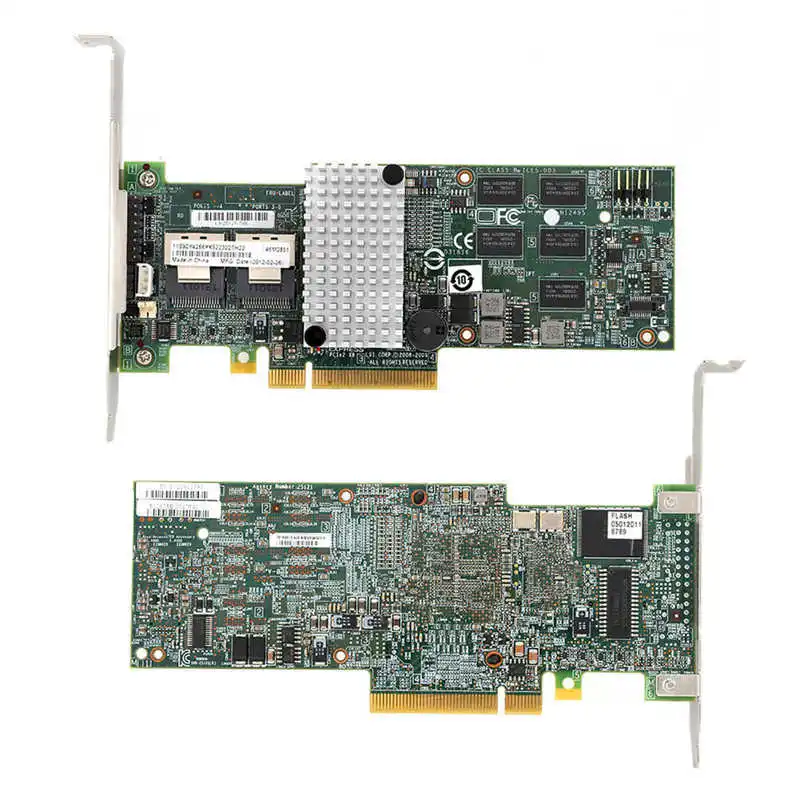 Для контроллера IBM M5015 Megaraid 9260 ‑ 8i SATA / SAS RAID 6G PCIe x8 для LSI 46M0851 чтение Rate 2875 МБ/с.