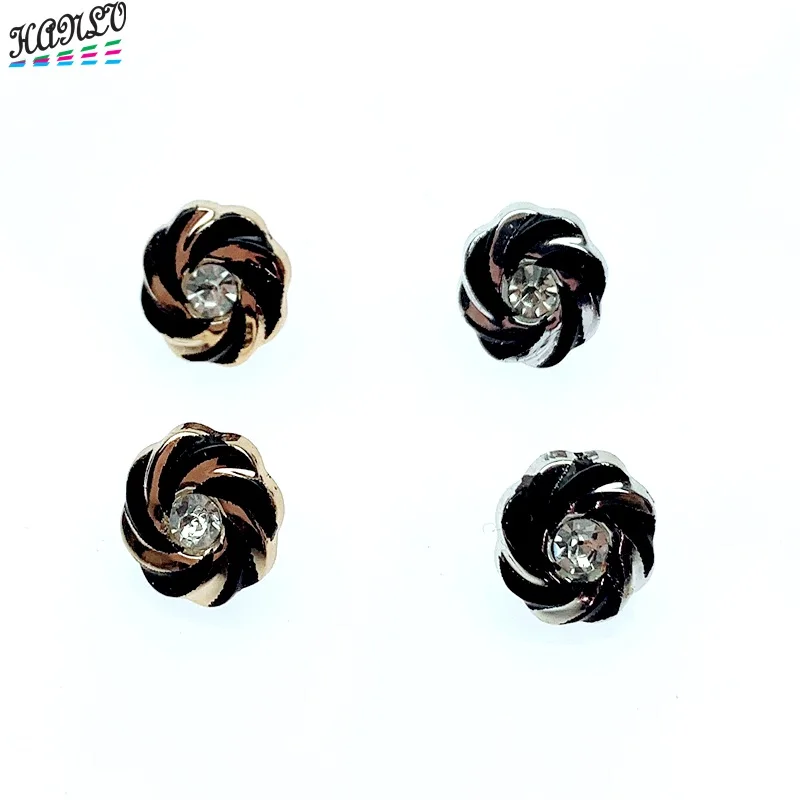 10mm 40pcs/160pcs Golden/Sliver Plating Buttons Shank With Rhinestone DIY Crafts Apparel Sewing Accessories
10mm 40pcs/160pcs Golden/Sliver Plating Buttons Shank With Rhinestone DIY Crafts Apparel Sewing Accessories