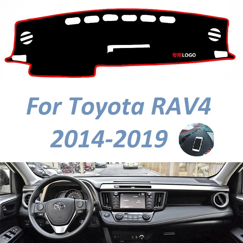 Противоскользящий коврик для приборной панели, для Toyota RAV4 2014, 2015, 2016, 2017, 2018, 2019, коврик от солнца
Противоскользящий коврик для приборной панели, для Toyota RAV4 2014, 2015, 2016, 2017, 2018, 2019, коврик от солнца