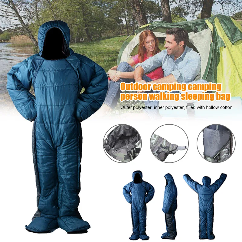 Hot Adult Lite Wearable Sleeping Bag Warming for Walking Hiking Camping Outdoor super light Winter and warm season cotton bag
Hot Adult Lite Wearable Sleeping Bag Warming for Walking Hiking Camping Outdoor super light Winter and warm season cotton bag