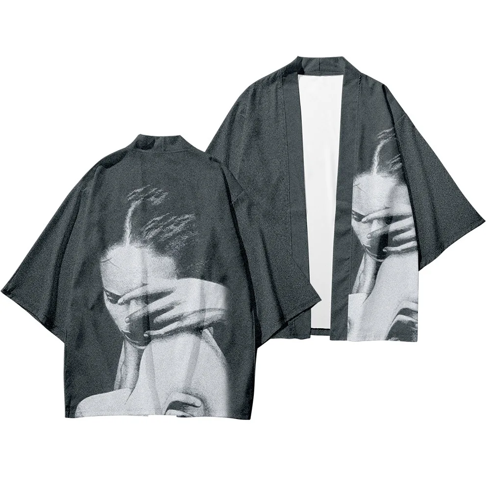Japanese Kimono Cardigan And Pants Set Shirt Traditional Clothes Kimono Print Blouse for Men Yukata Robe
Japanese Kimono Cardigan And Pants Set Shirt Traditional Clothes Kimono Print Blouse for Men Yukata Robe
