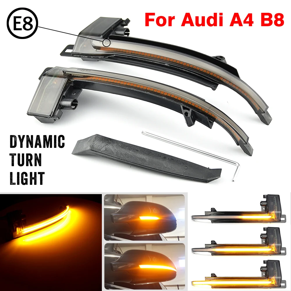 2pcs For Audi A3 8P B8.5 2010-2013 LED Dynamic Turn Signal Blinker Sequential Side Mirror Indicator Light
2pcs For Audi A3 8P B8.5 2010-2013 LED Dynamic Turn Signal Blinker Sequential Side Mirror Indicator Light