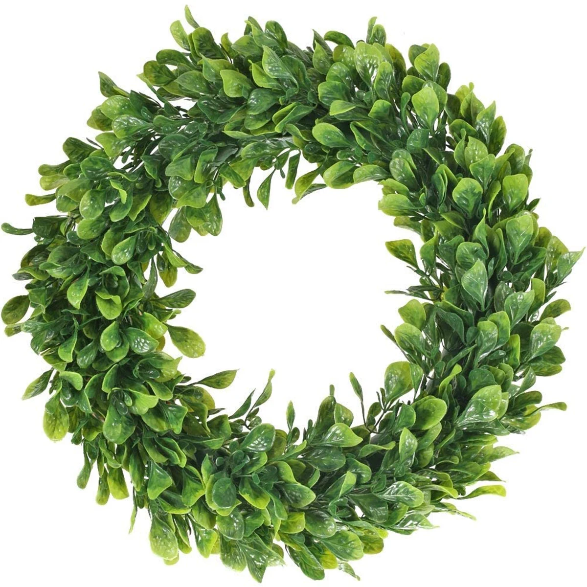 Artificial Green Leaves Wreath - 15 Inch Boxwood Wreath Outdoor Green Wreath For Front Door Wall Window Party Decor
Artificial Green Leaves Wreath - 15 Inch Boxwood Wreath Outdoor Green Wreath For Front Door Wall Window Party Decor