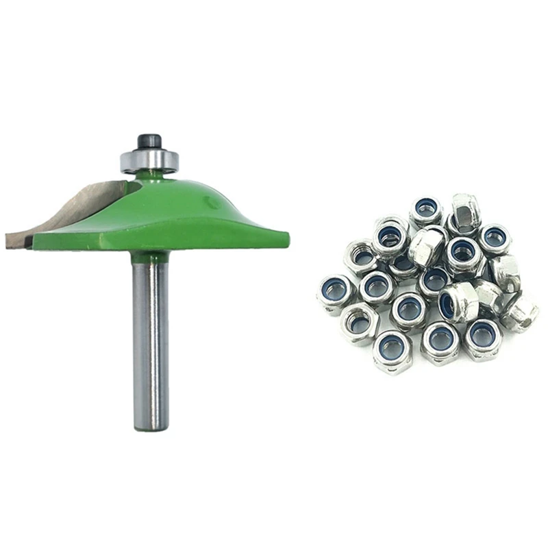 1 Set Lock Nut Assortment Kit Insert Locknut & 1 Pcs Raised Panel Router Bit Door Wwoodworking Cutting
1 Set Lock Nut Assortment Kit Insert Locknut & 1 Pcs Raised Panel Router Bit Door Wwoodworking Cutting