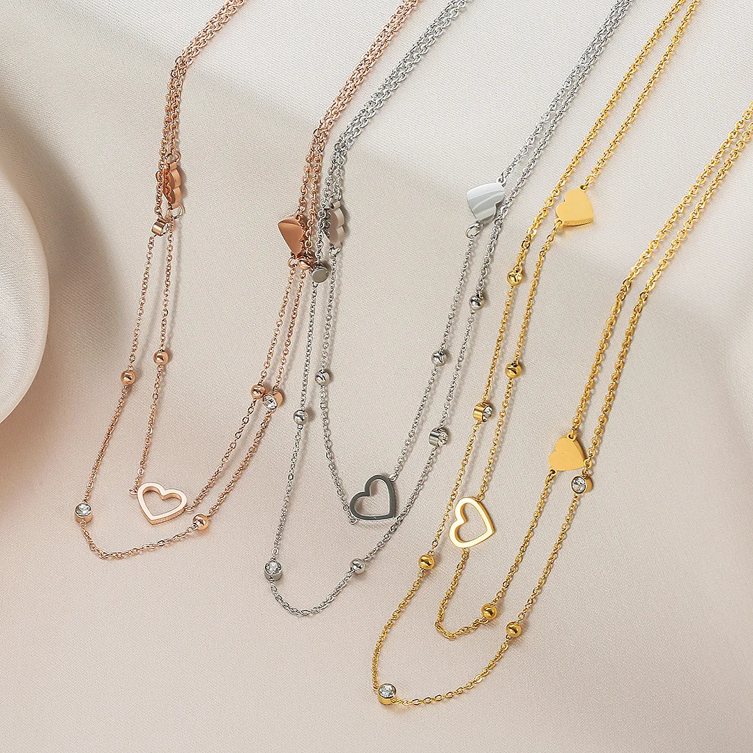 Trendy Multilayered Hollow Heart Necklace For Women Fashion Rose Gold Choker Necklaces 2021 Trend Jewelry Gift
Trendy Multilayered Hollow Heart Necklace For Women Fashion Rose Gold Choker Necklaces 2021 Trend Jewelry Gift