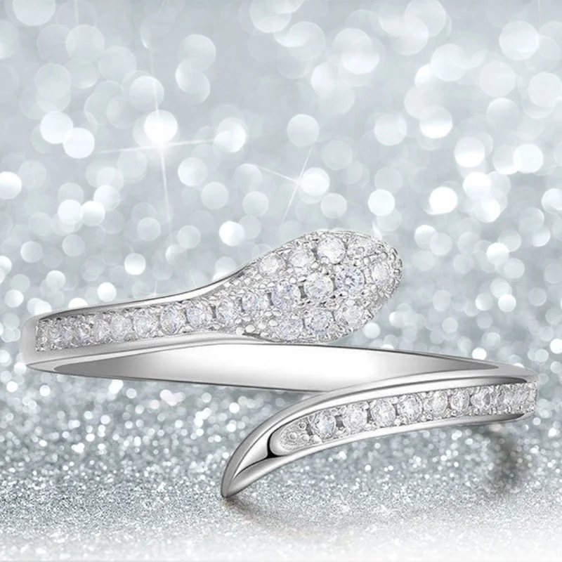 1pc Fashion Adjustable Curved Snake Rings Zircon Crystal Open Snake Rings For Women Jewelry
1pc Fashion Adjustable Curved Snake Rings Zircon Crystal Open Snake Rings For Women Jewelry