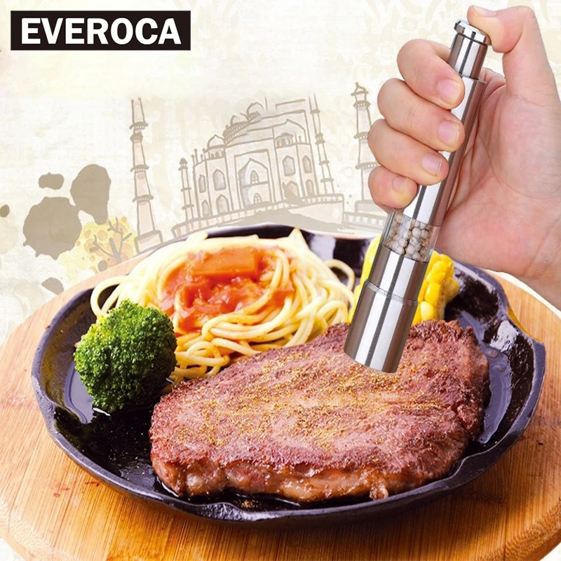 Household Kitchen Tool Stainless Steel Manual Salt Pepper Grinder Thumb Push Spice Grinder Portable Kitchen Grinder Grinder Tool
Household Kitchen Tool Stainless Steel Manual Salt Pepper Grinder Thumb Push Spice Grinder Portable Kitchen Grinder Grinder Tool